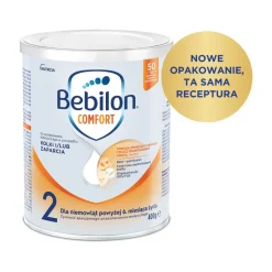 Bebilon Comfort 2, dla niemowląt w przypadku kolek i zaparć, powyżej 6 miesiąca, 400 g