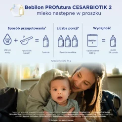 Bebilon PROfutura CESARBIOTIK 2, mleko następne po 6. miesiącu, proszek, 800 g