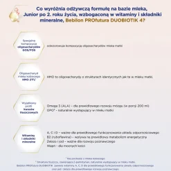 Bebilon PROfutura DUOBIOTIK 4, formuła na bazie mleka po 2. roku życia, proszek, 800 g