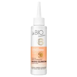 BeBio Baby Hair Complex, naturalna głęboko oczyszczająca maska glinkowa do skóry głowy, 100 ml