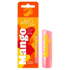 BeBio, naturalny odżywczy balsam do ust, mango, 5 g