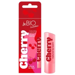 BeBio, nawilżający balsam do ust, wiśnia, 5 g