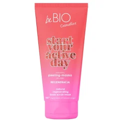BeBio Start Your Active Day, peeling-maska do ciała regeneracja, 200 ml