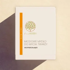 BeeHerbs, miodowe mydło do mycia twarzy, oczyszczające, 100 g