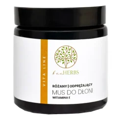 BeeHerbs, odżywczo-regenerujący mus do dłoni, masło mango & witamina E, 100 ml