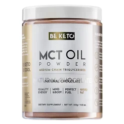 BeKeto, olej MCT w proszku, naturalna czekolada, 300 g