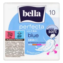 Bella Perfecta Ultra Blue, ultracienkie podpaski, bezzapachowe, 10 szt.