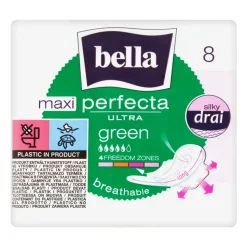 Bella Perfecta Ultra Maxi Green, ultracienkie podpaski, bezzapachowe, 8 szt.