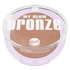 Bell My Glow Bronze 01, puder brązująco-rozświetlający, 10 g