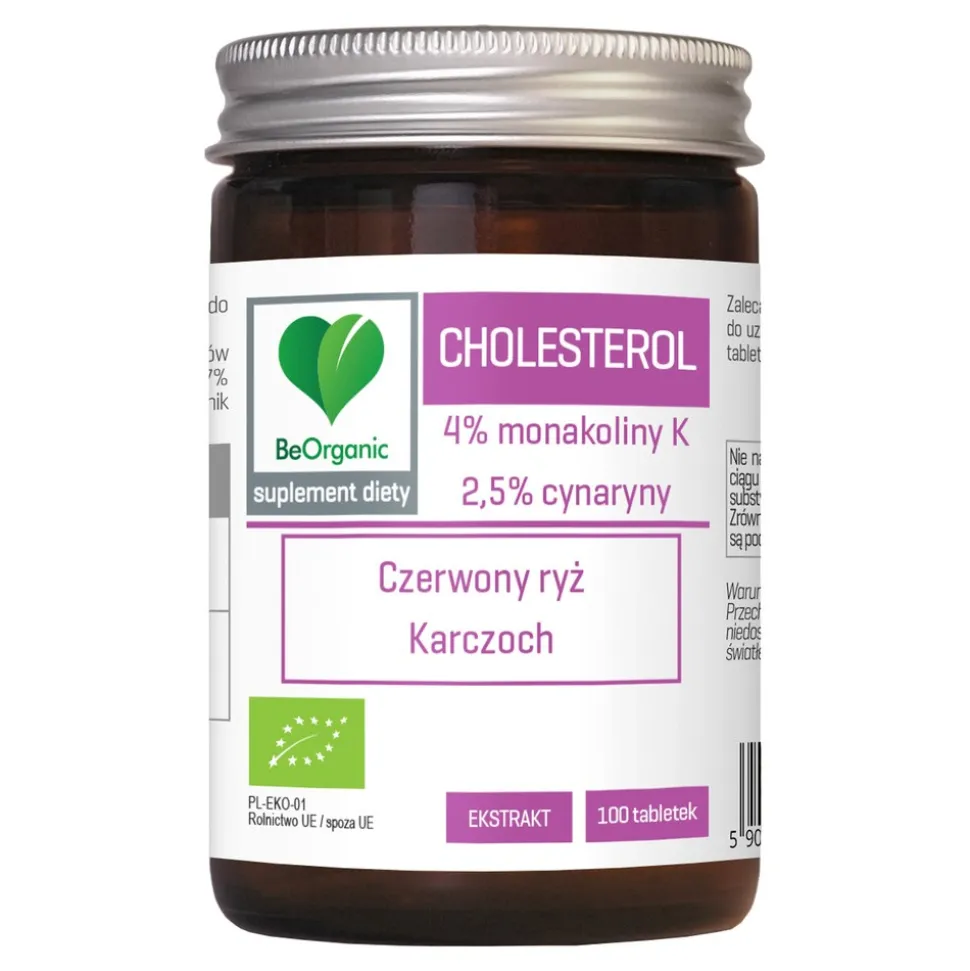 BeOrganic Cholesterol, tabletki, 100 szt.