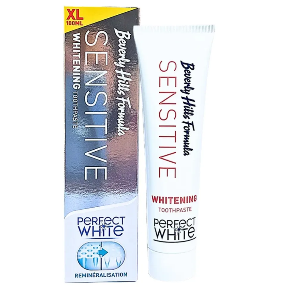 Beverly Hills Formula, Perfect White Sensitive Teeth Whitening, pasta do zębów, 100 ml