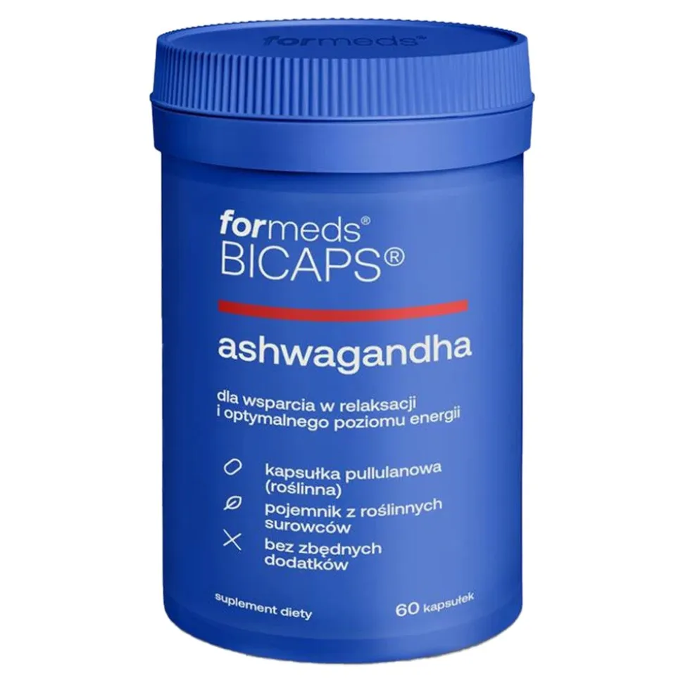 Bicaps Ashwagandha, kapsułki twarde, 60 szt.