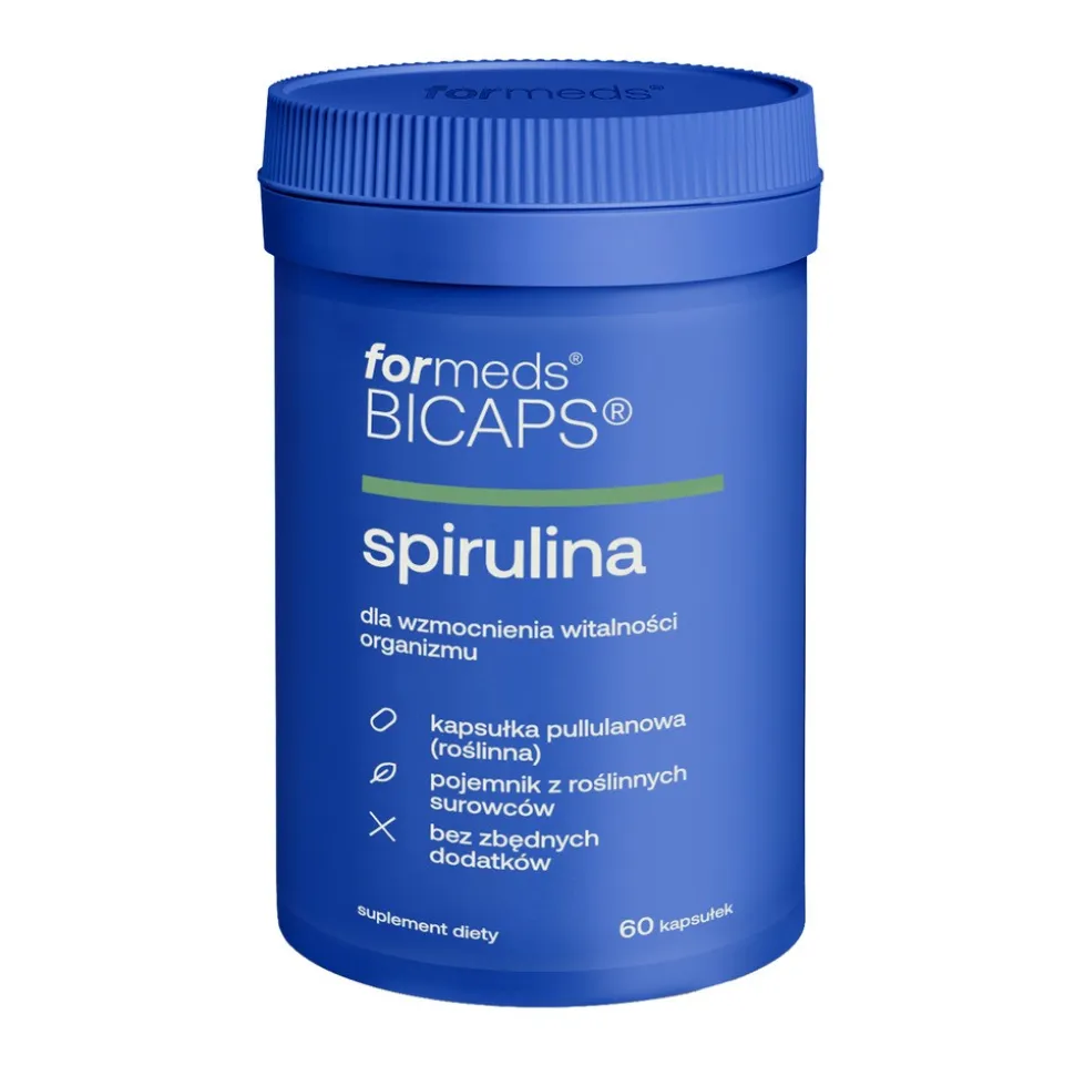 Bicaps Spirulina, kapsułki, 60 szt.