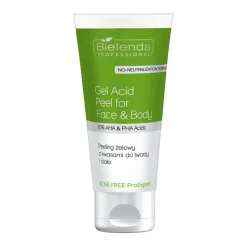 Bielenda Acne Free ProExpert, peeling żelowy z kwasami do twarzy i ciała, 150 ml