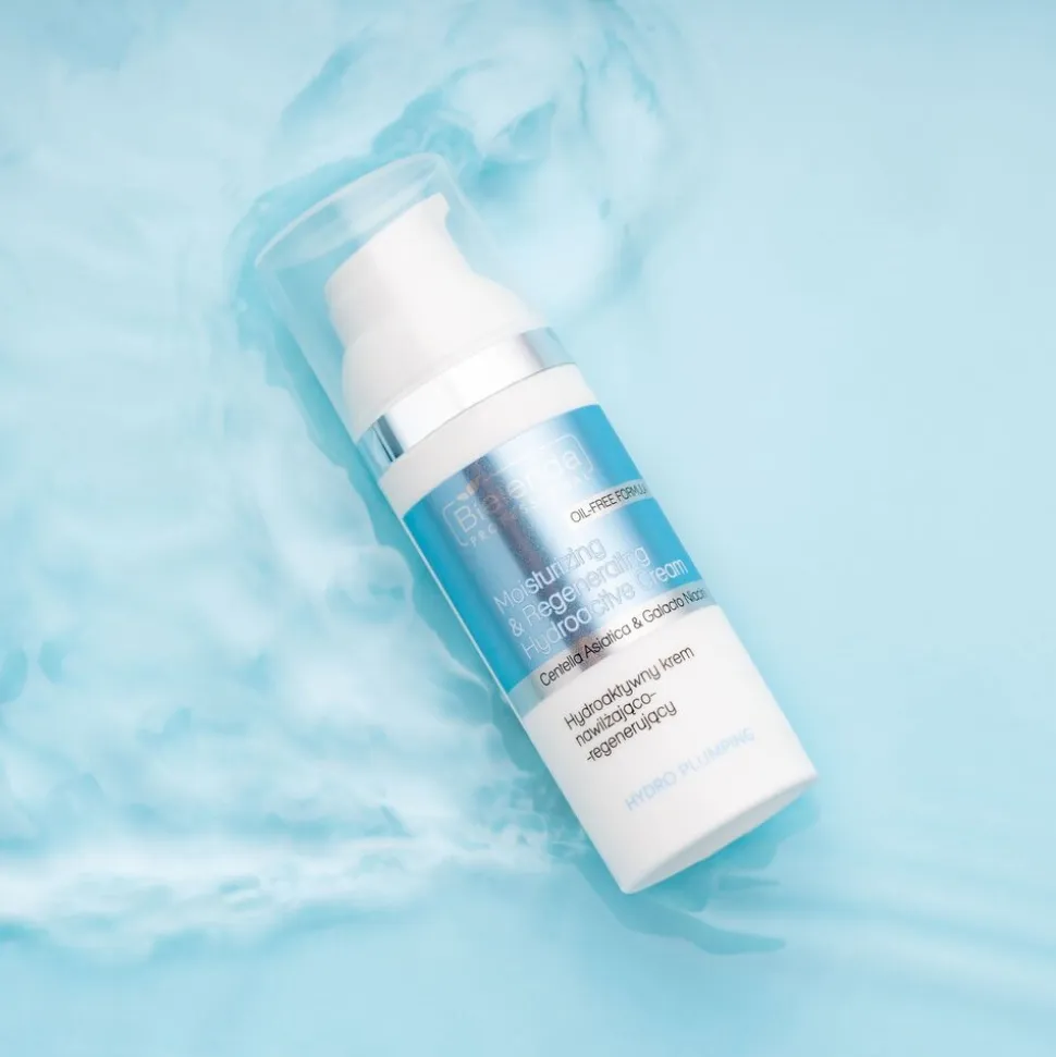 Bielenda Hydro Plumping, hydroaktywny krem nawilżająco-regenerujący, 50 ml