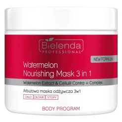 Bielenda Professional, arbuzowa maska odżywcza 3 w 1 do ciała, 600 ml