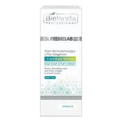 Bielenda Professional SupremeLab, krem dermostymulujący z fito-kolagenem i czynnikami wzrostu, 50 ml