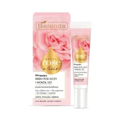 Bielenda, Royal Rose Elixir, krem przeciwzmarszczkowy, liftingujący, pod oczy i wokół ust, 15 ml