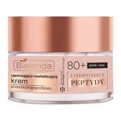 Bielenda Ujędrniające Peptydy, ujędrniająco-rewitalizujący krem przeciwzmarszczkowy, 80+, 50 ml