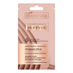 Bielenda Ujędrniające Peptydy, ujędrniająco-odżywcza maseczka przeciwzmarszczkowa, 8 g