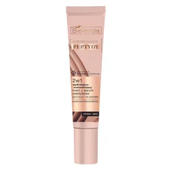 Bielenda Ujędrniające Peptydy, ujędrniająco-rozświetlający krem+serum peptydowe, pod oczy i na powieki, 15 ml