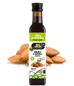 Big Nature Olej ze słodkich migdałów tłoczony na zimno, 250 ml