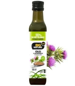 Big Nature Olej z ostropestu tłoczony na zimno, 250 ml