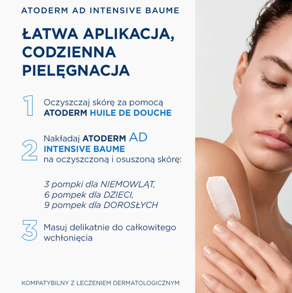 Bioderma Atoderm AD Intensive Baume, balsam emolientowy, 400 ml