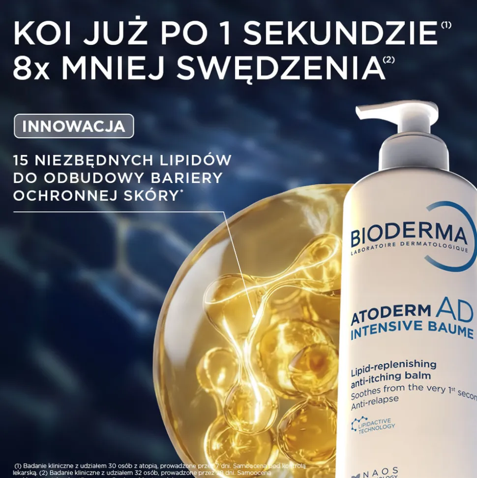 Bioderma Atoderm AD Intensive Baume, balsam emolientowy, 400 ml