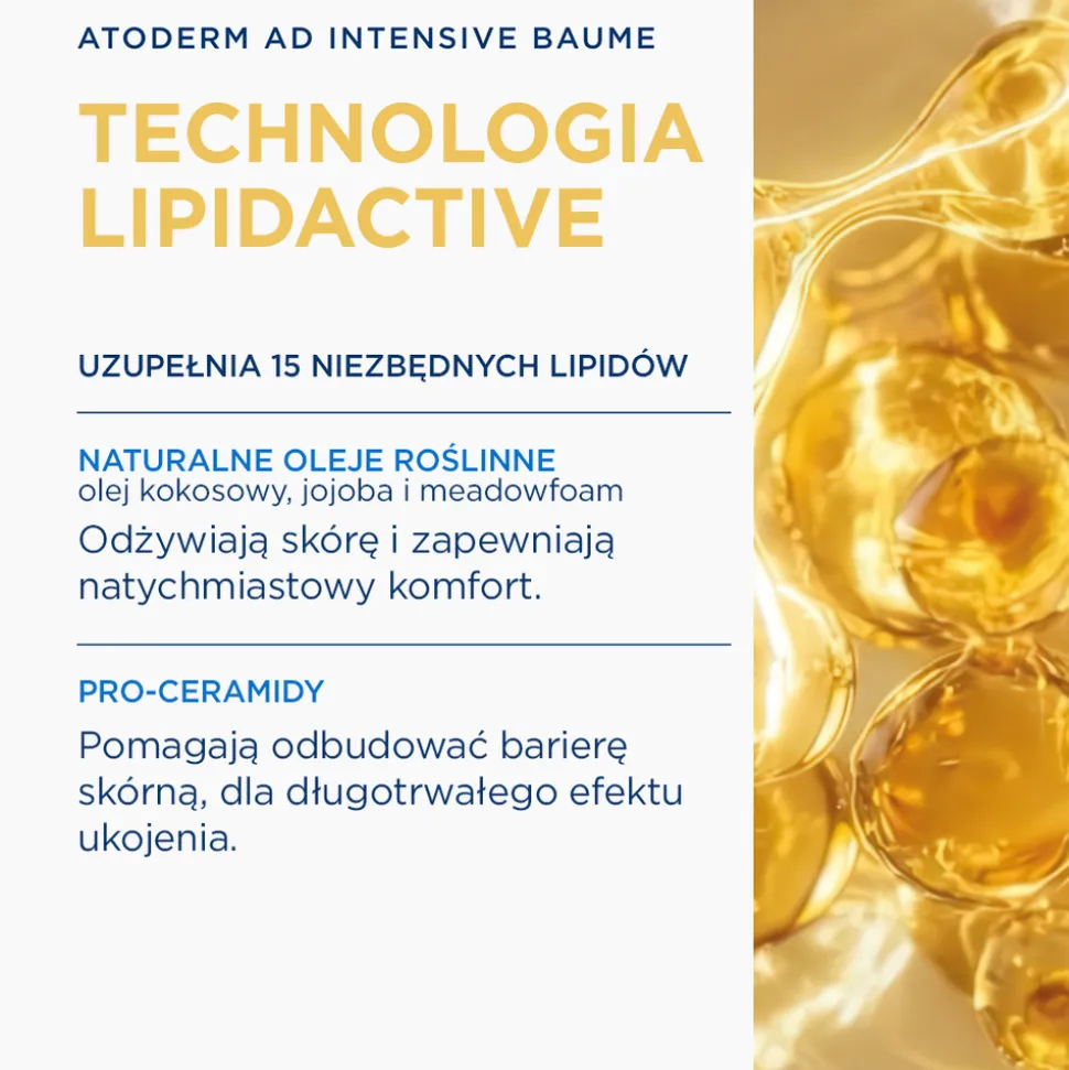 Bioderma Atoderm AD Intensive Baume, balsam emolientowy, 400 ml