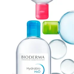 Bioderma Hydrabio H2O, nawilżająca woda micelarna do oczyszczania twarzy i zmywania makijażu, 500 ml x 2 szt.