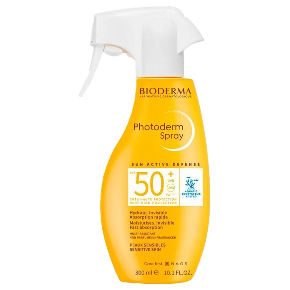 Bioderma Photoderm, lekki spray do opalania SPF50+, 300 ml