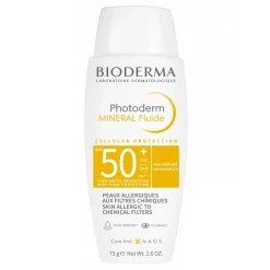 Bioderma Photoderm Mineral Fluide SPF50+, dla skóry wrażliwej i alergicznej, 75 g