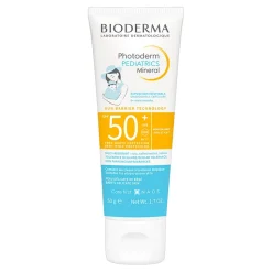 Bioderma Photoderm Pediatrics Mineral SPF 50+, fluid mineralny do skóry wrażliwej i alergicznej dla dzieci, 50 g
