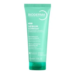 Bioderma Sebium Gommant, peeling oczyszczający w żelu, 75 ml