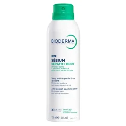 Bioderma Sebium Kerato+ Body, kojący spray przeciw niedoskonałościom, 150 ml