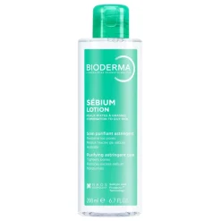 Bioderma Sebium, lotion oczyszczający, zwężający pory, 200 ml