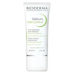 Bioderma Sebium Mat control, matujący krem nawilżający do skóry mieszanej i tłustej, 30 ml