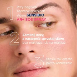 Bioderma Sensibio AR+ SOS, mgiełka łagodząca przeciw zaczerwienieniom, 70 ml