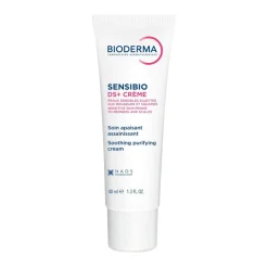 Bioderma Sensibio DS+ Creme, krem przeciw podrażnieniom, zmiękczający i wygładzający naskórek, 40 ml