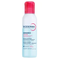 Bioderma Sensibio H2O Eye, dwufazowa woda micelarna do demakijażu oczu i ust, 125 ml