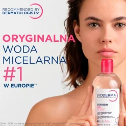 Bioderma Sensibio H2O, woda micelarna do skóry wrażliwej, 250 ml