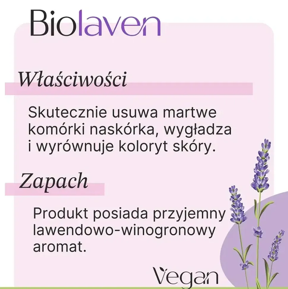 Biolaven, peeling enzymatyczny do twarzy, 45 ml