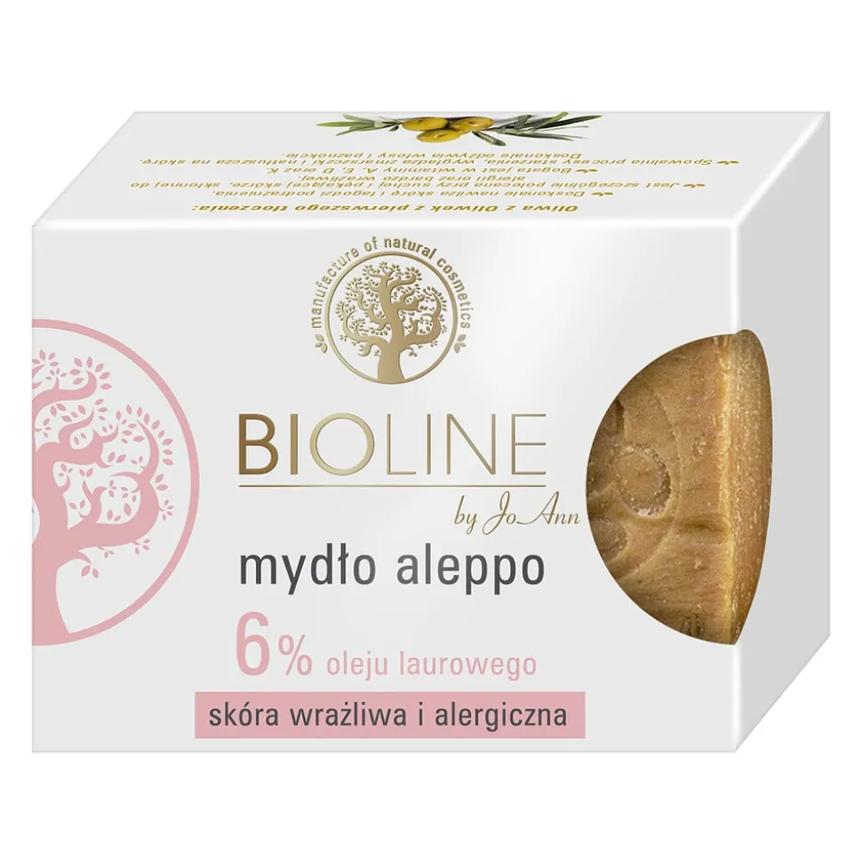 Bioline, mydło aleppo, 6% oleju laurowego, 200 g