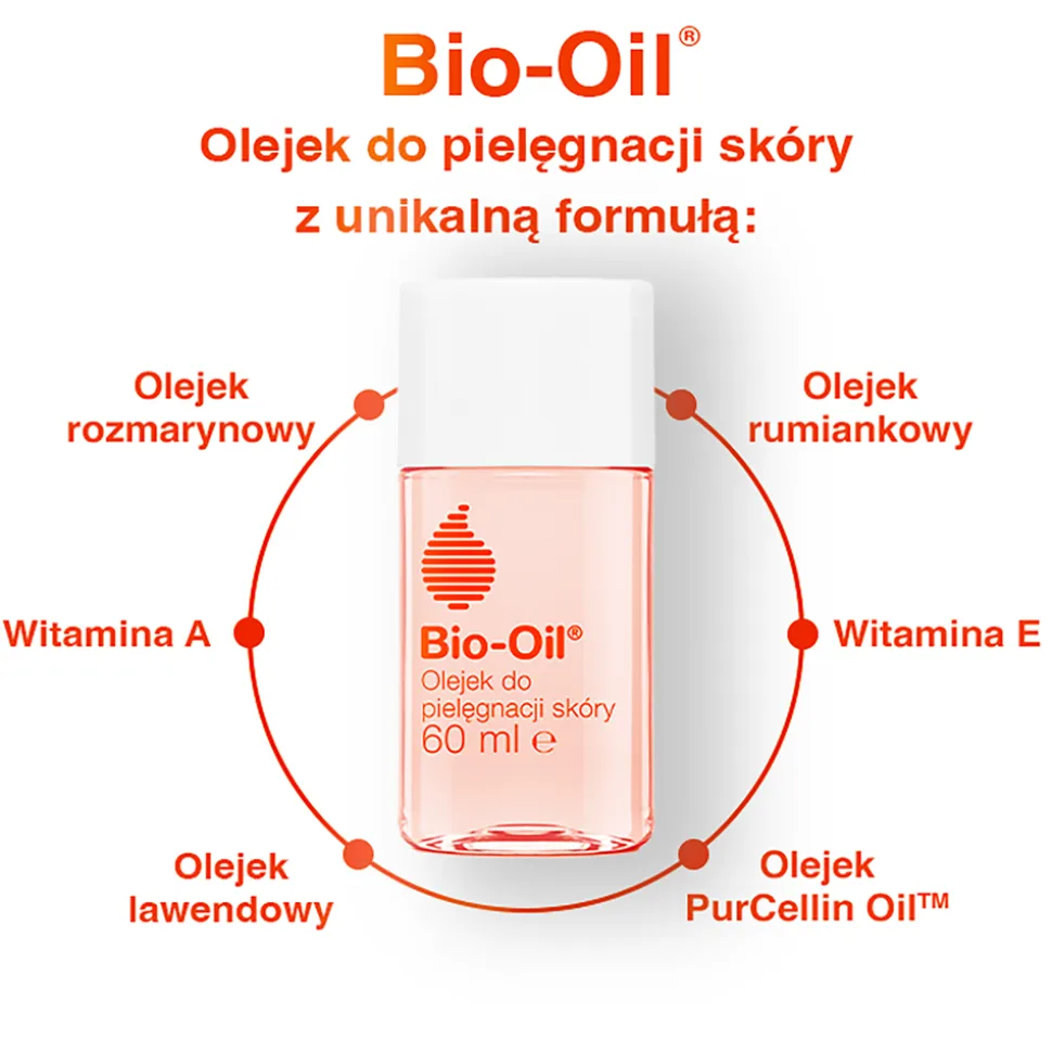 Bio-Oil, olejek specjalistyczny na rozstępy i blizny, 60 ml