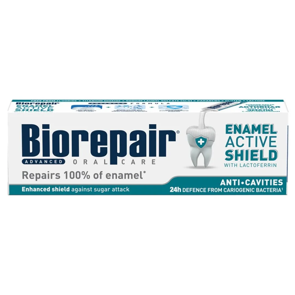BioRepair Active Shield, Aktywna Tarcza, pasta do zębów, 75 ml