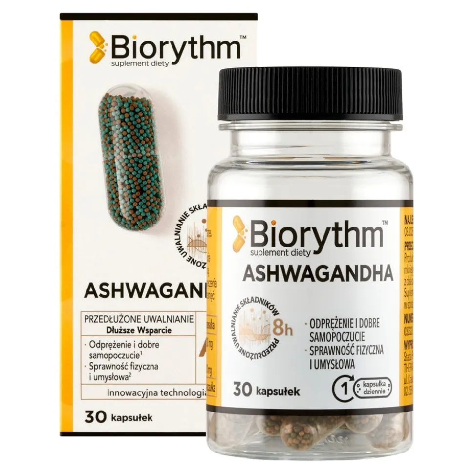 Biorythm, Ashwagandha, kapsułki, 30 szt.