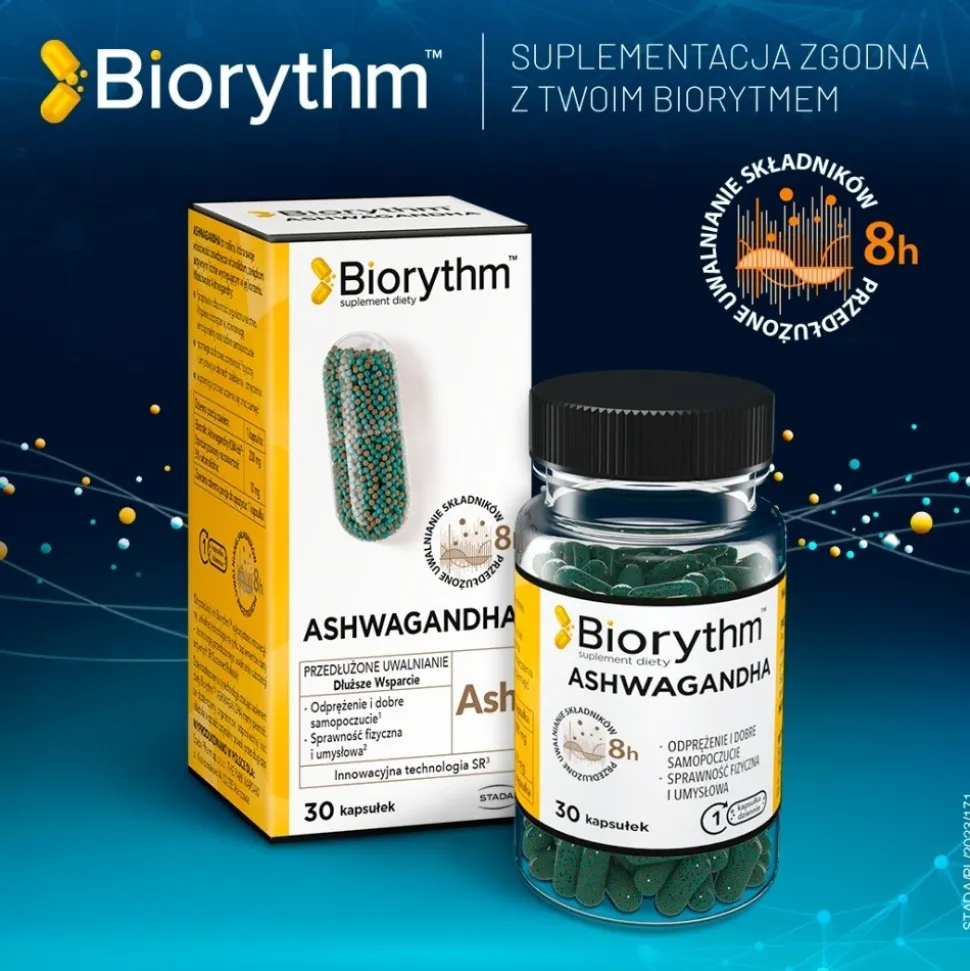 Biorythm, Ashwagandha, kapsułki, 30 szt.