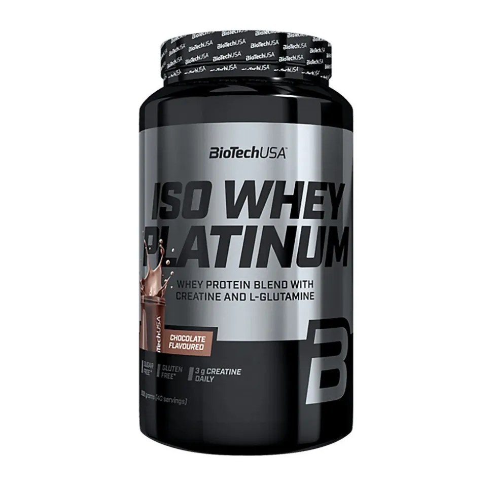 BioTech USA Iso Whey Platinum, proszek, smak chocolate, 908 g