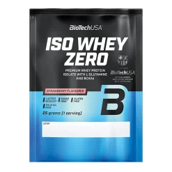 BioTech USA Iso Whey Zero, proszek, smak strawberry, 25 g